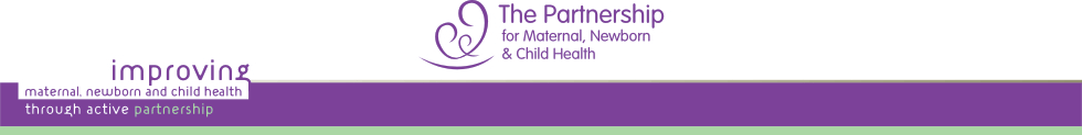 Partnership for Maternal, Newborn & Child Health