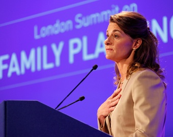 Melinda Gates at the Family Planning Summit